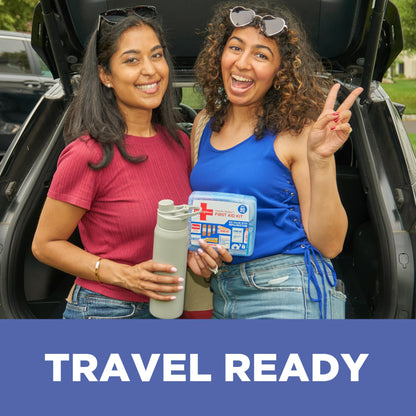 Band-Aid Travel First Aid Kit – 80 Piece Portable Pack