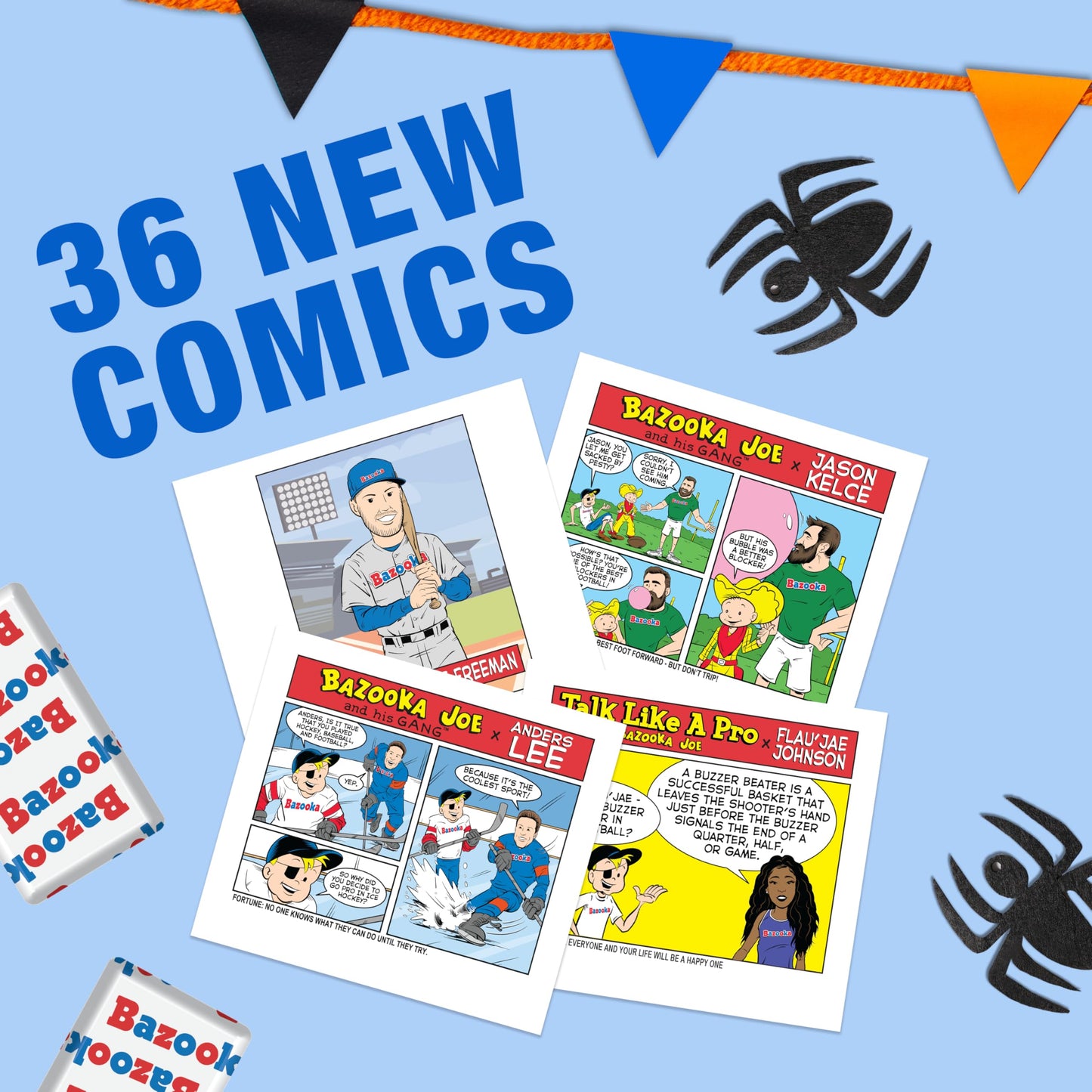 Bazooka Bubble Gum 225 Count Tub – Individually Wrapped