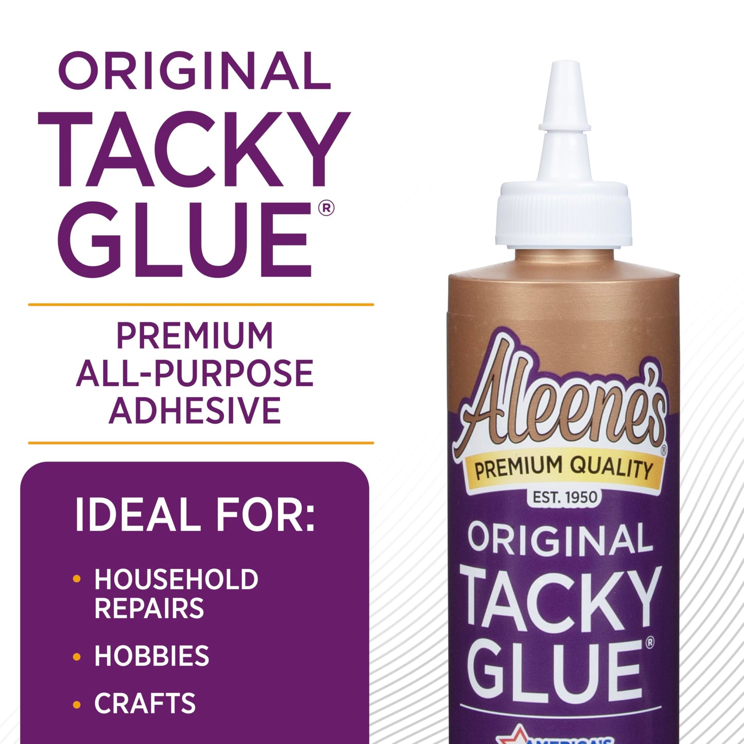 Aleene’s All Purpose Tacky Glue 8oz – Clear