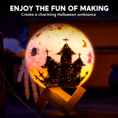 Klever Kits DIY 3D Moon Lamp Painting Kit for Kids