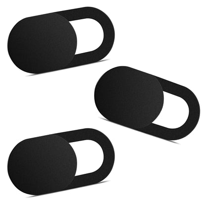 Yilador Webcam Cover 3 Pack – Ultra Thin Privacy Slider – Black