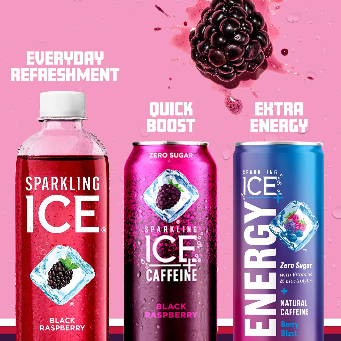Sparkling Ice Purple Variety Pack 17oz – 12 Count
