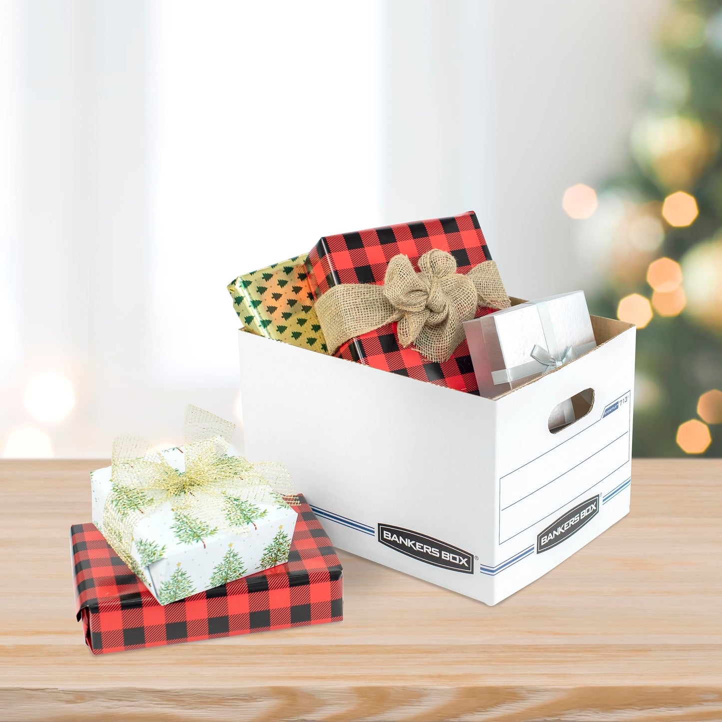 Bankers Box 12-Pack File Storage Boxes with Lids – Letter/Legal