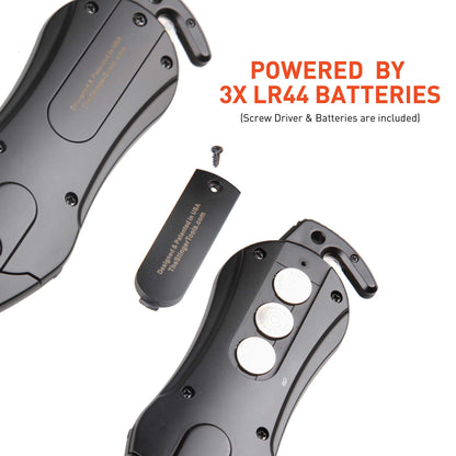 Stinger Personal Safety Alarm Keychain with Siren & Window Breaker – Black