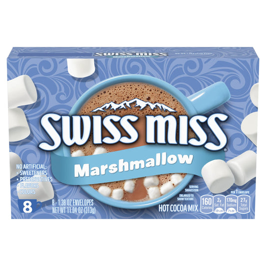 Swiss Miss Hot Cocoa Mix with Marshmallows, 8 Count