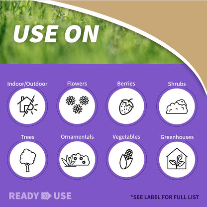 Insecticidal Soap Spray, 32 oz – Multi-Purpose Organic Garden Insect Control