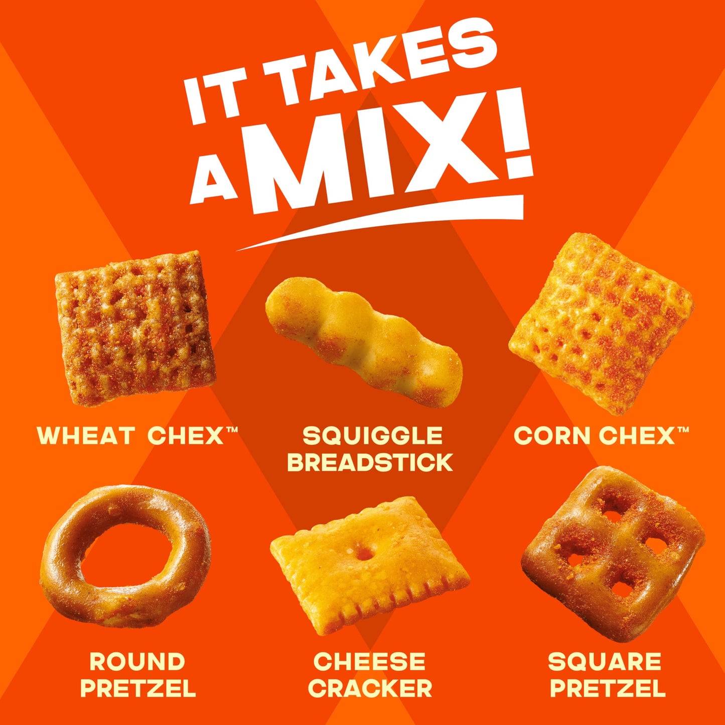 Chex Mix Cheddar Snack Mix Family Size 13.5oz