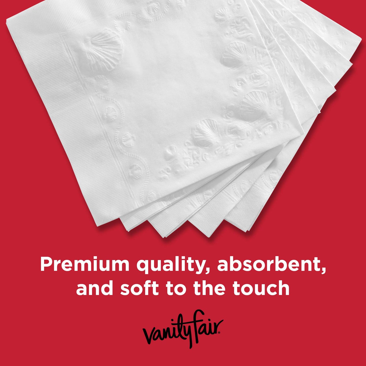 Vanity Fair Everyday Napkins 100 Count – Soft Disposable