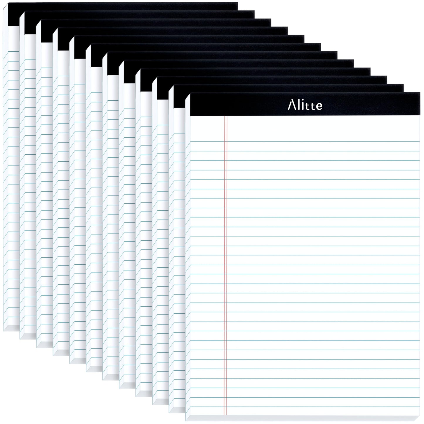 Alitte Legal Notepads – 8.5x11", 12 Pack