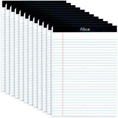 Alitte Legal Notepads – 8.5x11", 12 Pack