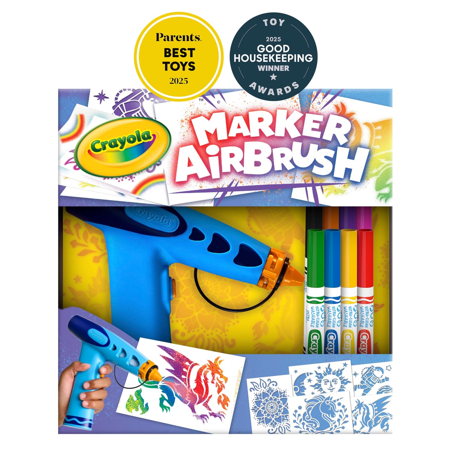 Crayola Marker Airbrush Spray Art Kit for Kids