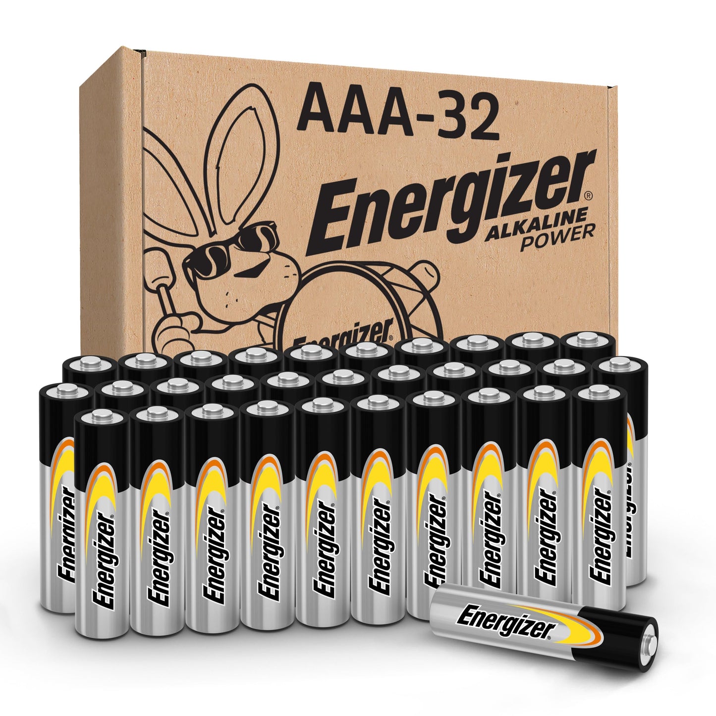 Energizer Alkaline Power AAA Batteries – 32 Count