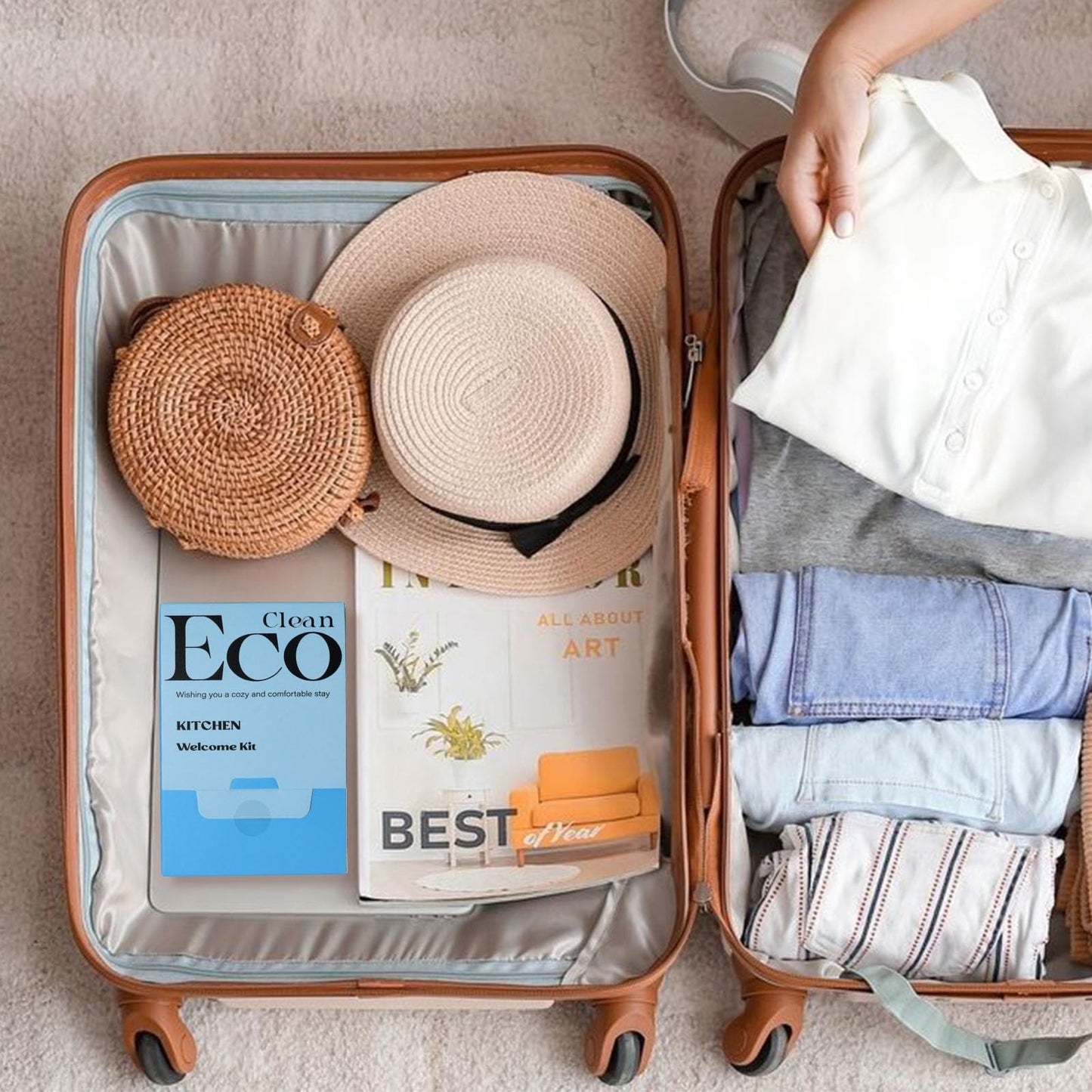 ECOPPEAL Kitchen Cleaning Kit, 4 Piece Set