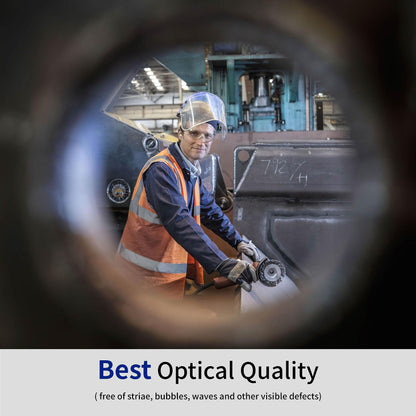 Blue Eagle Full Face Safety Shield + Replacement Visor – Clear