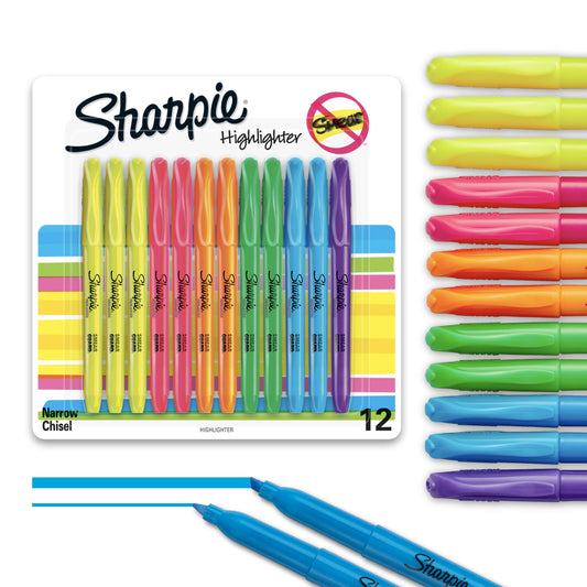 Sharpie Pocket Style Highlighters – 12 Count