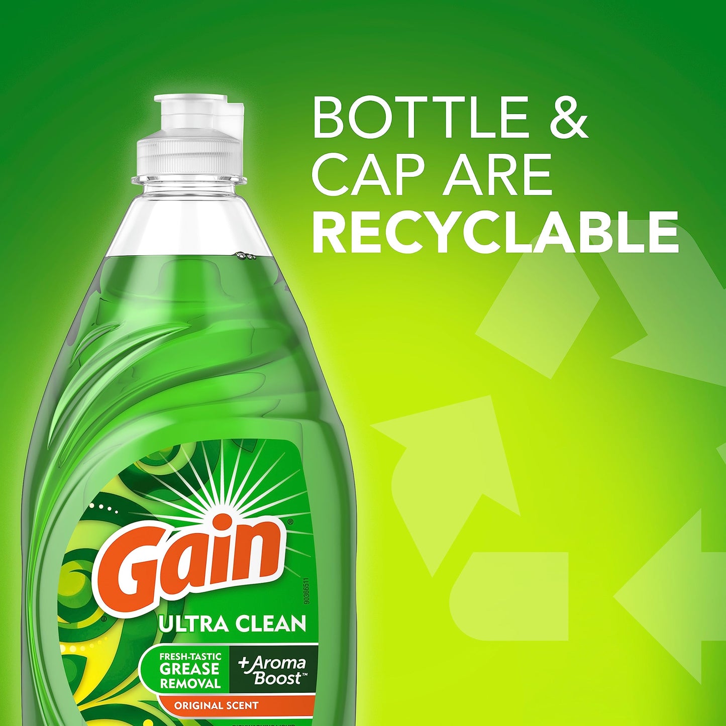 Gain Ultra Dish Soap, Original Scent, 38 fl oz