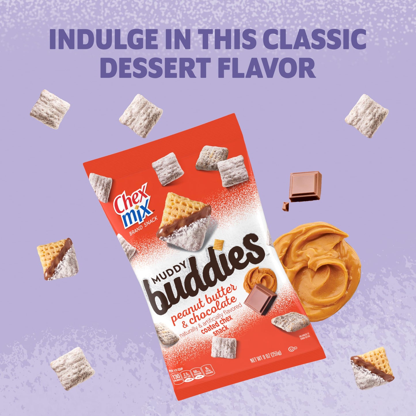 Chex Mix Muddy Buddies Peanut Butter Chocolate 9oz