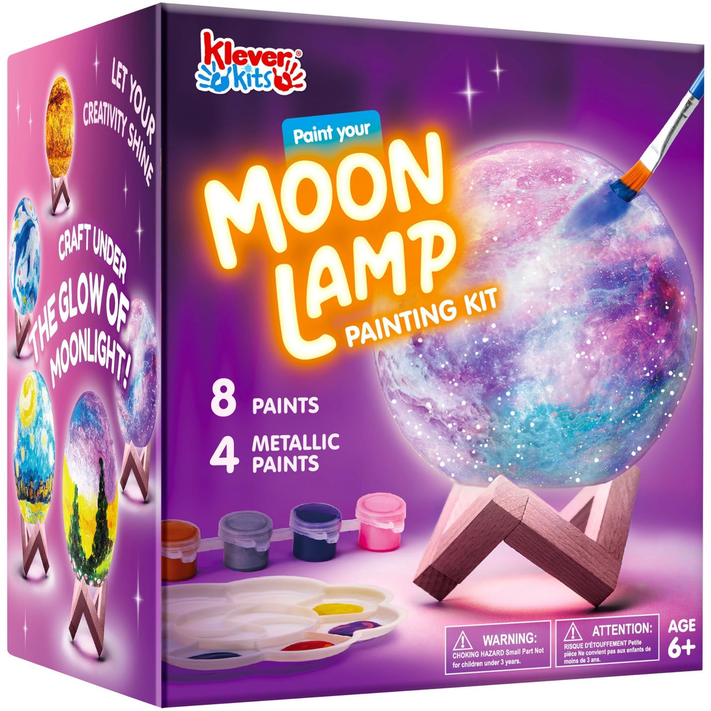 Klever Kits DIY 3D Moon Lamp Painting Kit for Kids
