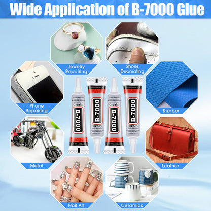 B-7000 Multi-Purpose Craft Glue 4x15ml – Clear