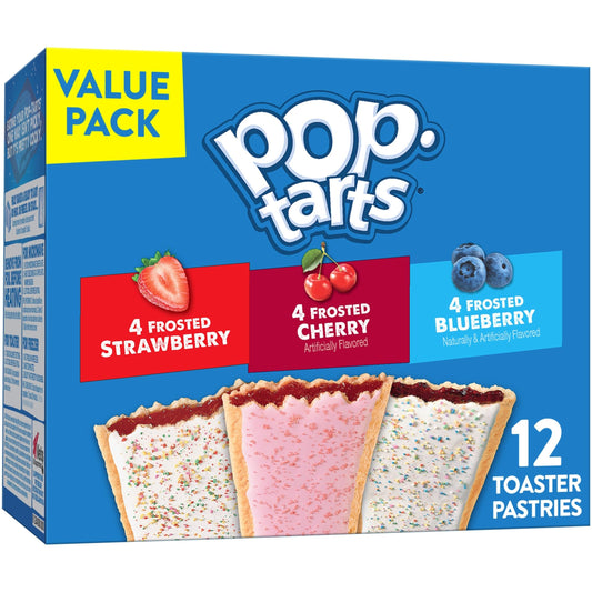 Pop-Tarts Variety Pack 12 Count – Breakfast Snack