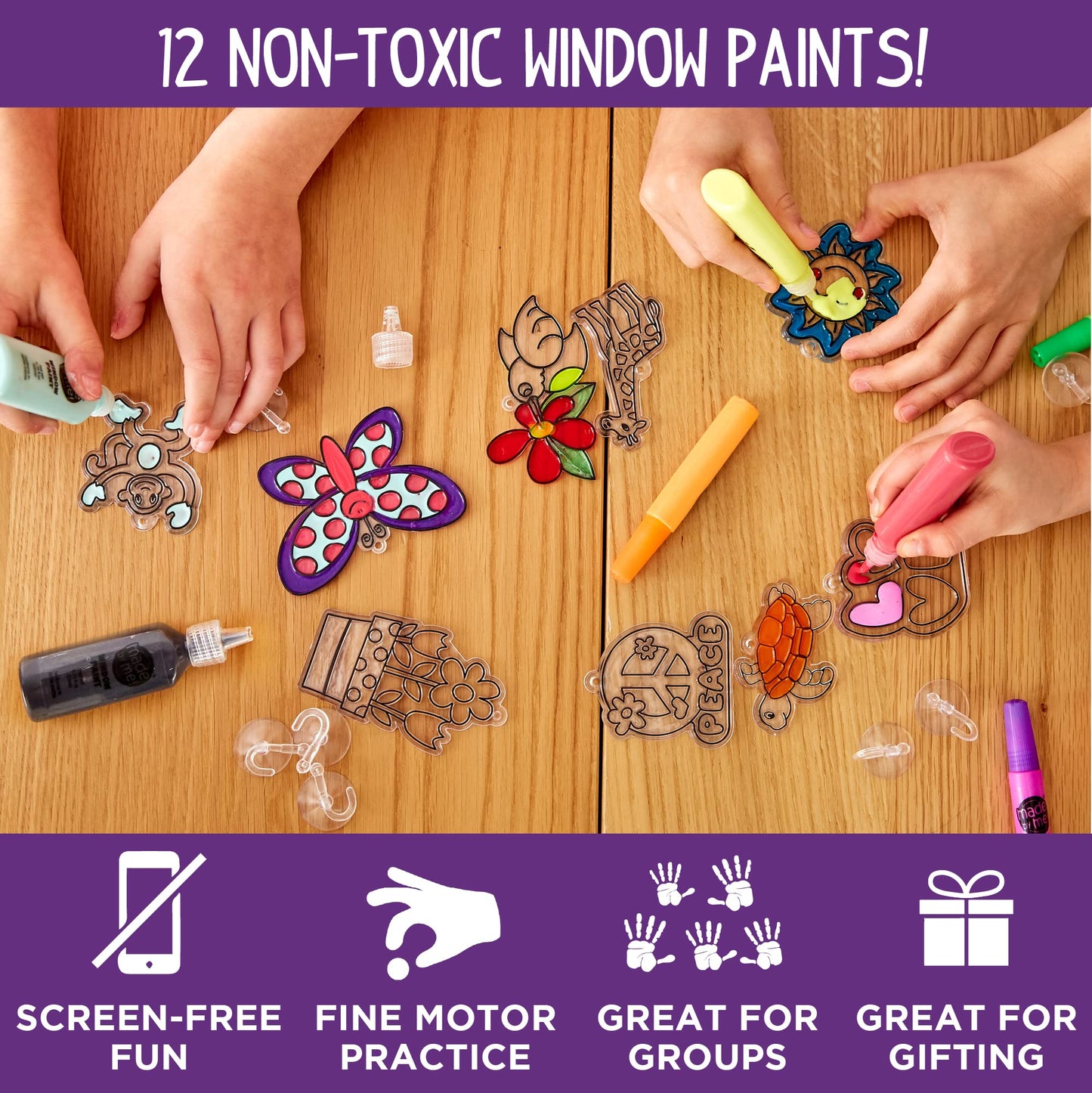 Made By Me Create Your Own Window Art Craft Kit