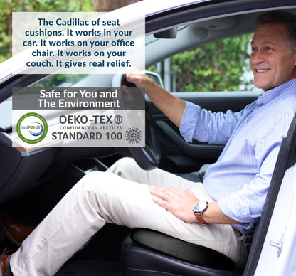 ComfiLife Gel & Memory Foam Seat Cushion – Black