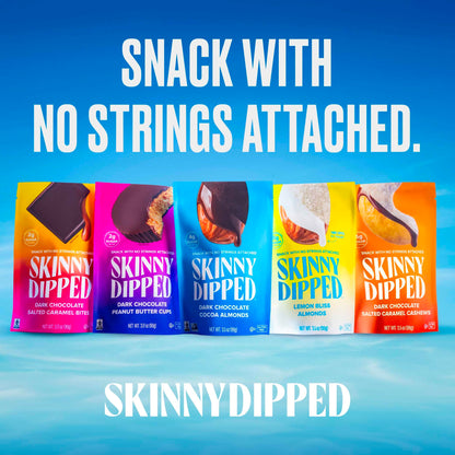 SkinnyDipped Dark Chocolate Peanut Butter Almonds 24 Pack
