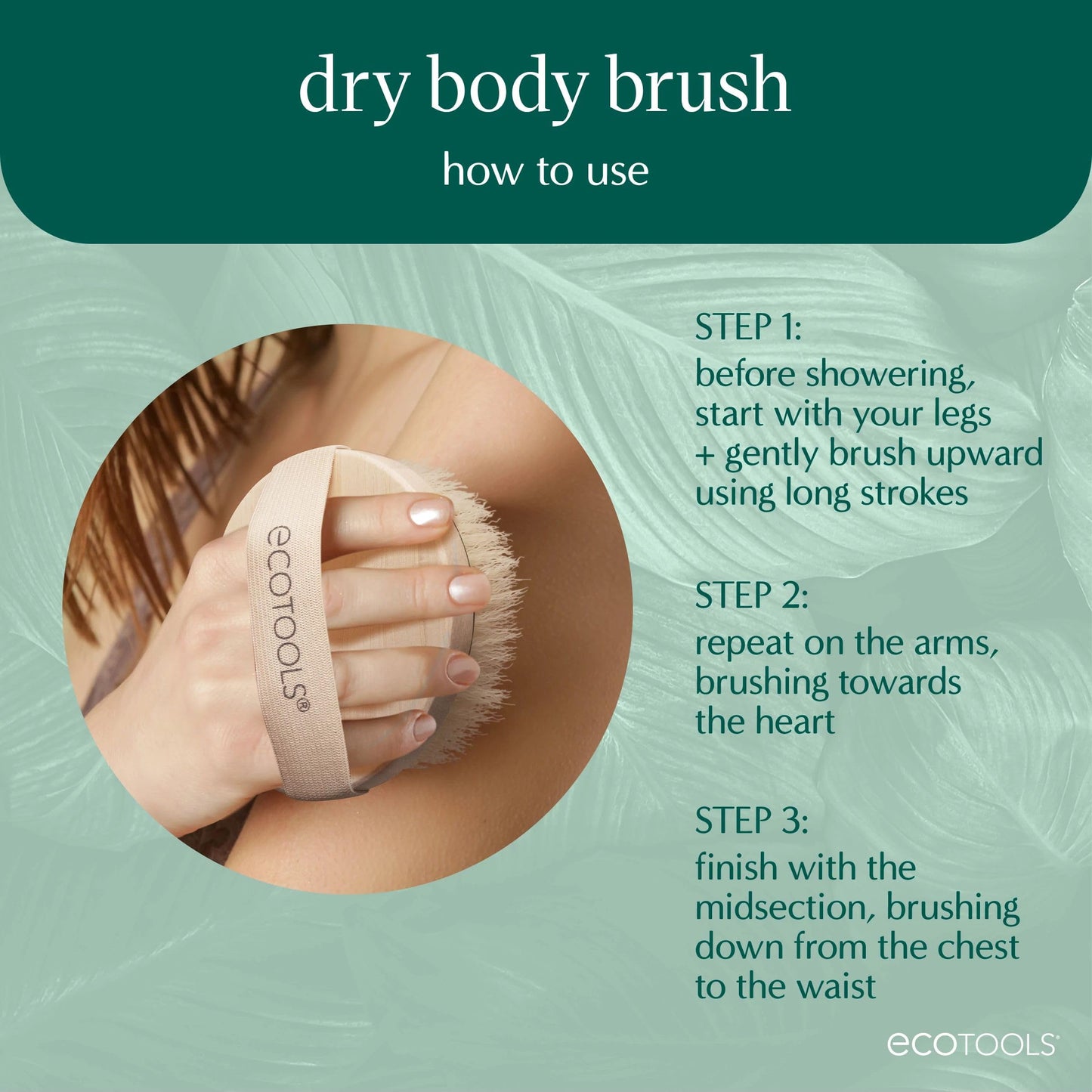EcoTools Dry Body Brush, 1 Count