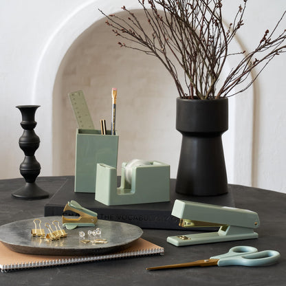 Aesthetic Gold Desk Accessories Set for Women