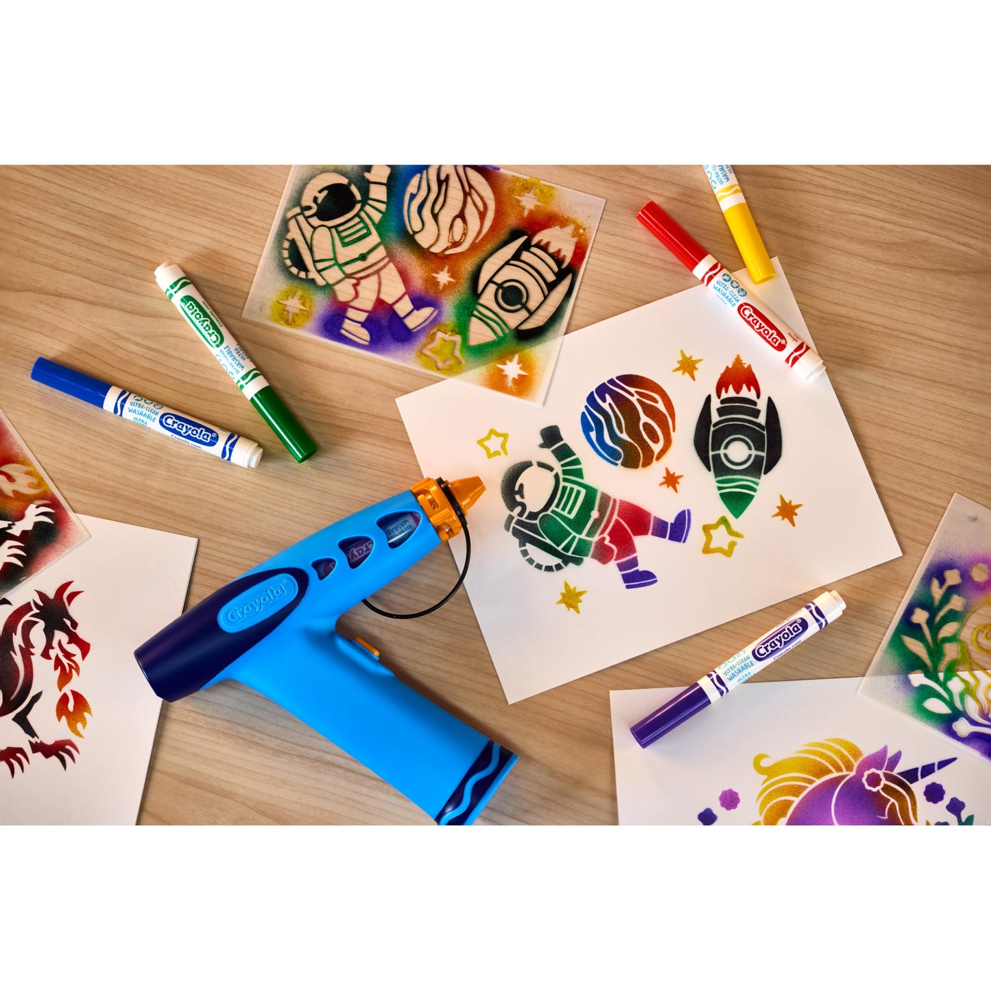 Crayola Marker Airbrush Spray Art Kit for Kids