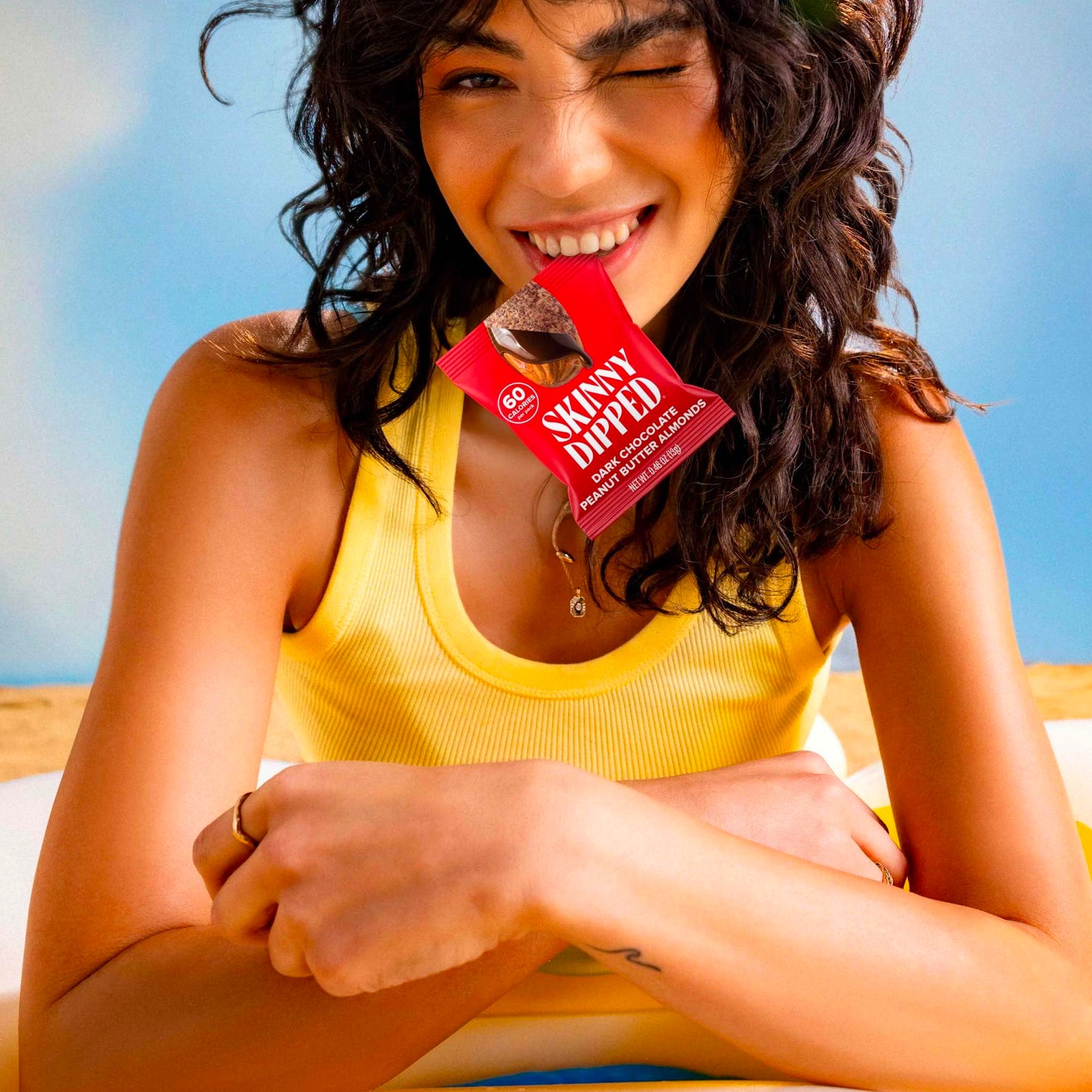 SkinnyDipped Dark Chocolate Peanut Butter Almonds 24 Pack