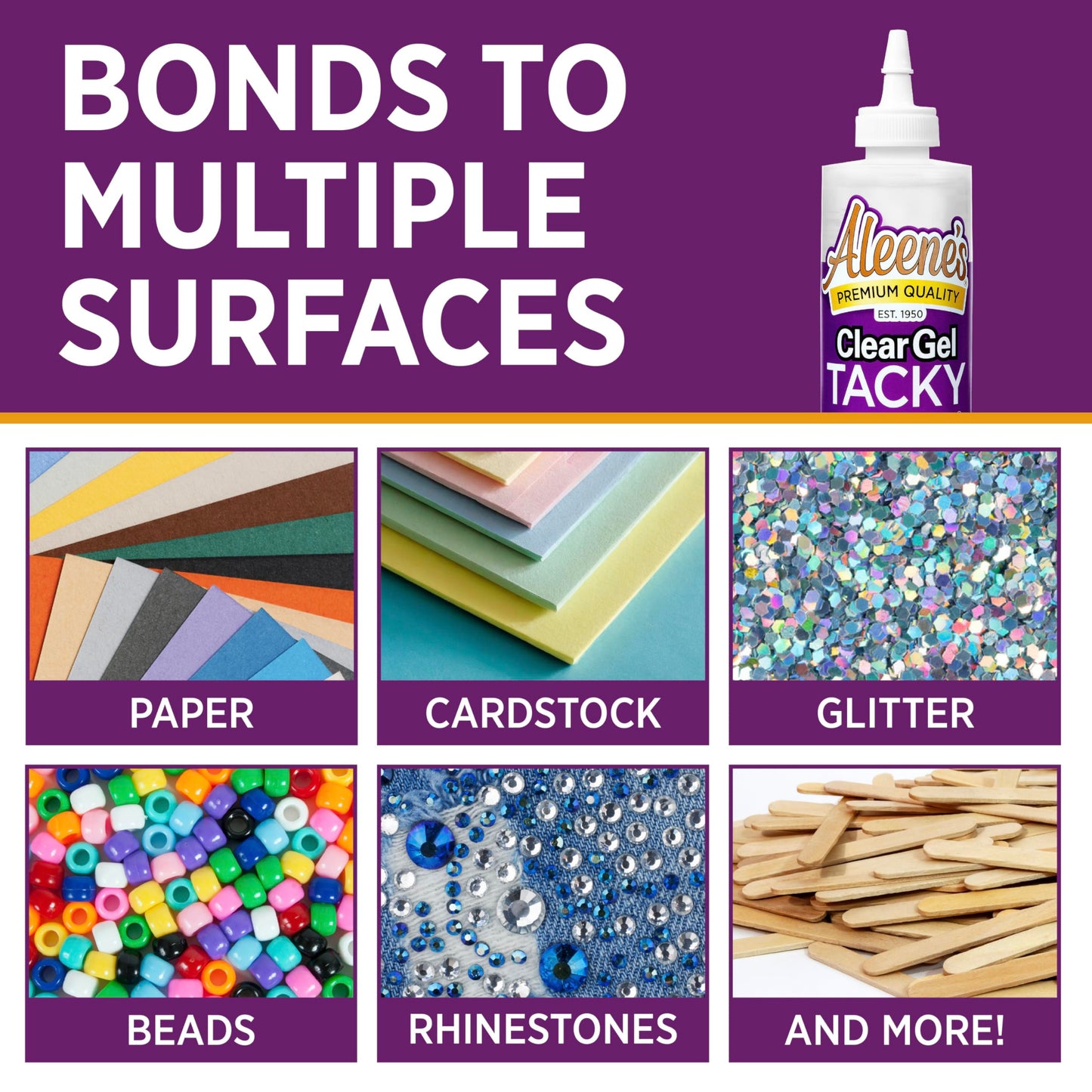 Aleene’s Clear Gel Tacky Glue 8oz – Crafts Adhesive