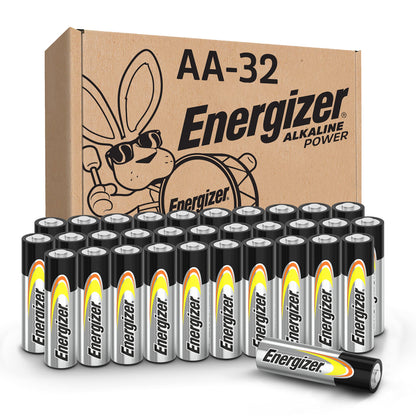 Energizer AA Alkaline Power Batteries – 32 Count