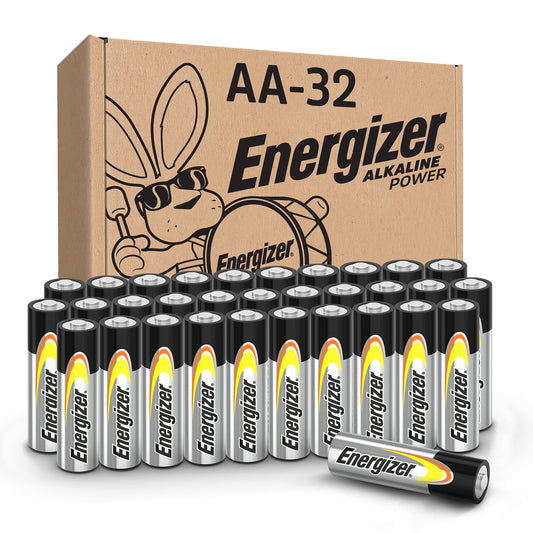 Energizer AA Alkaline Power Batteries – 32 Count