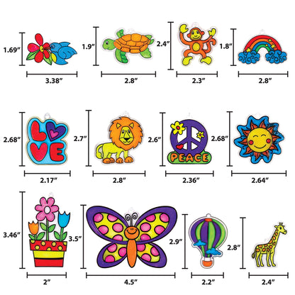 Made By Me Create Your Own Window Art Craft Kit