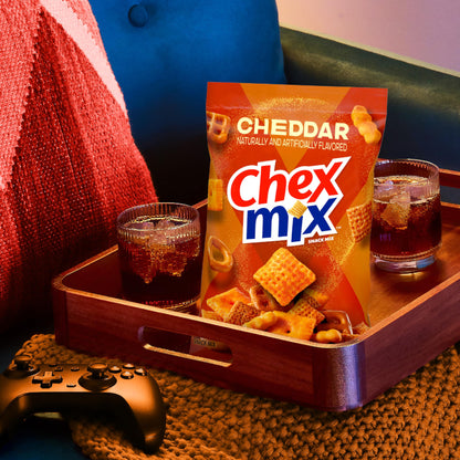 Chex Mix Cheddar Snack Mix Family Size 13.5oz