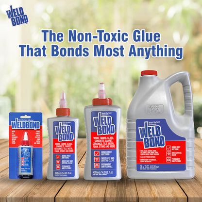 Weldbond All Purpose Glue 5.4oz – Multi-Surface Clear Bond