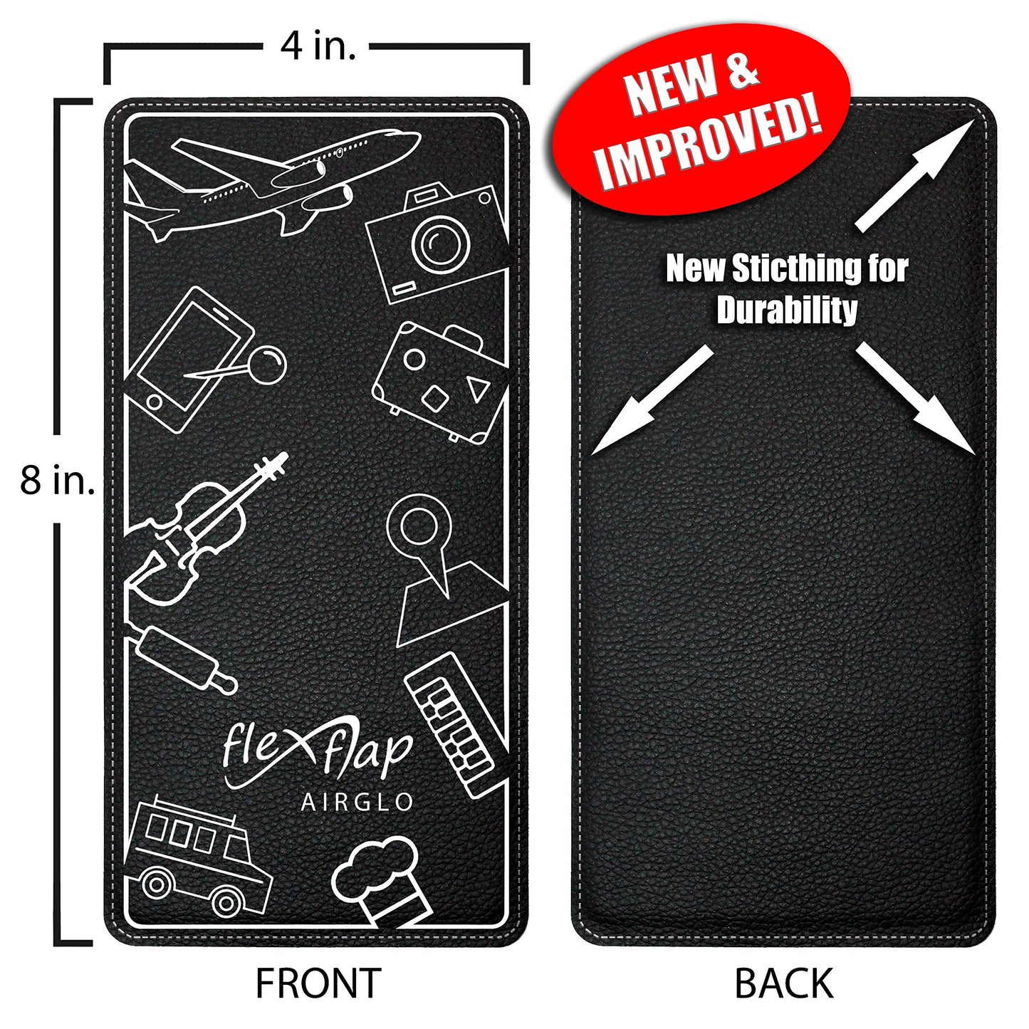 Flex Flap Travel Phone & Tablet Holder – Airplane & Desk Use