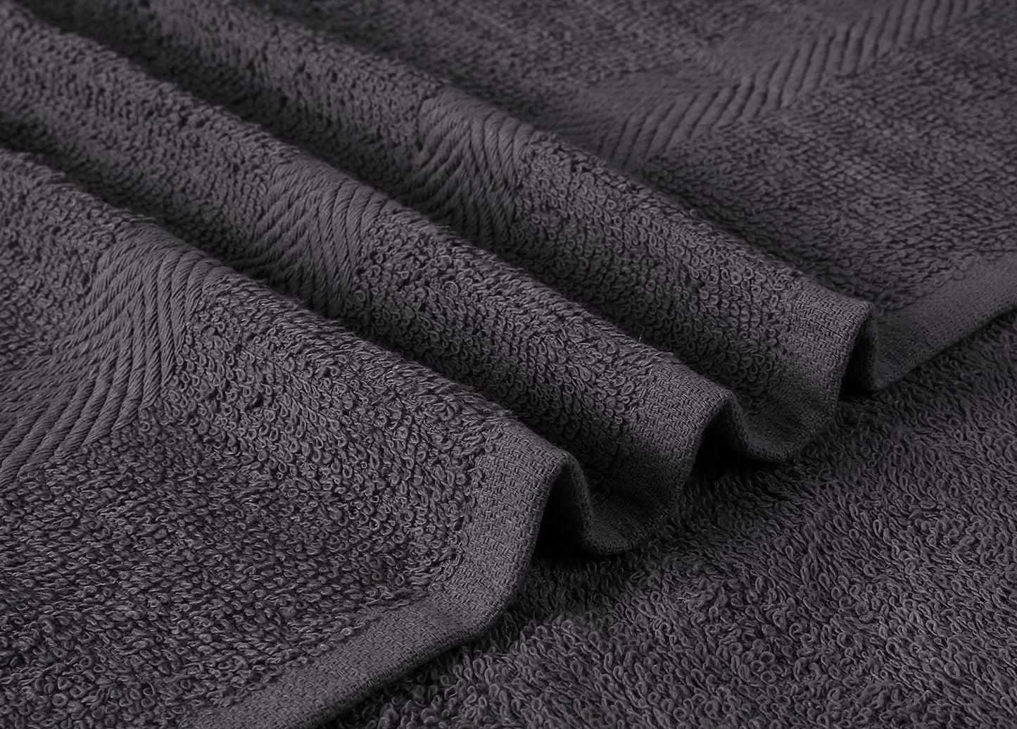 Bath Towel Set, 6 Pack – Quick Dry, Soft Cotton, Multiple Colors