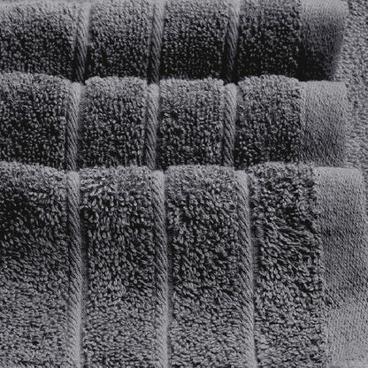 Extra Large Bath Towels, 4 Pack – 30x60 Inch Soft & Quick Dry Cotton, Dark Grey