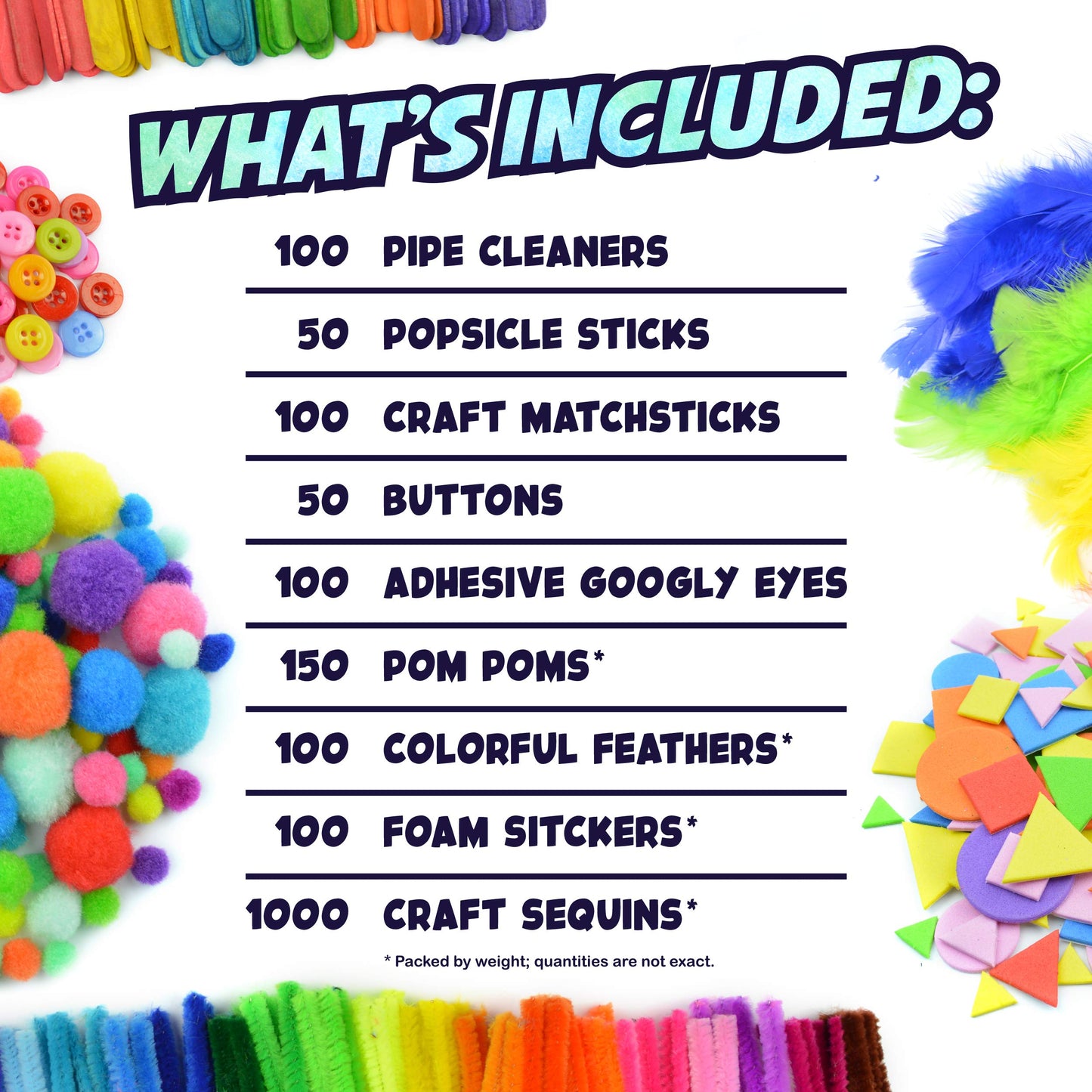 Carl & Kay Arts & Crafts Supplies Kit for Kids