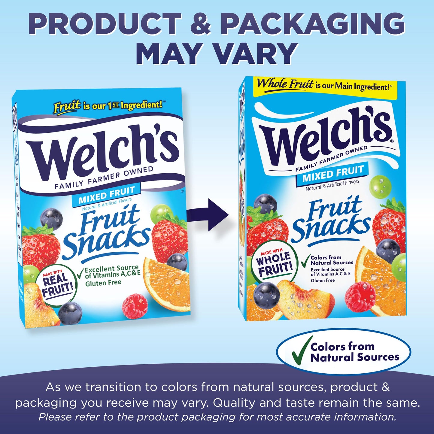 Welch’s Mixed Fruit Snacks 40 Pack – Gluten Free
