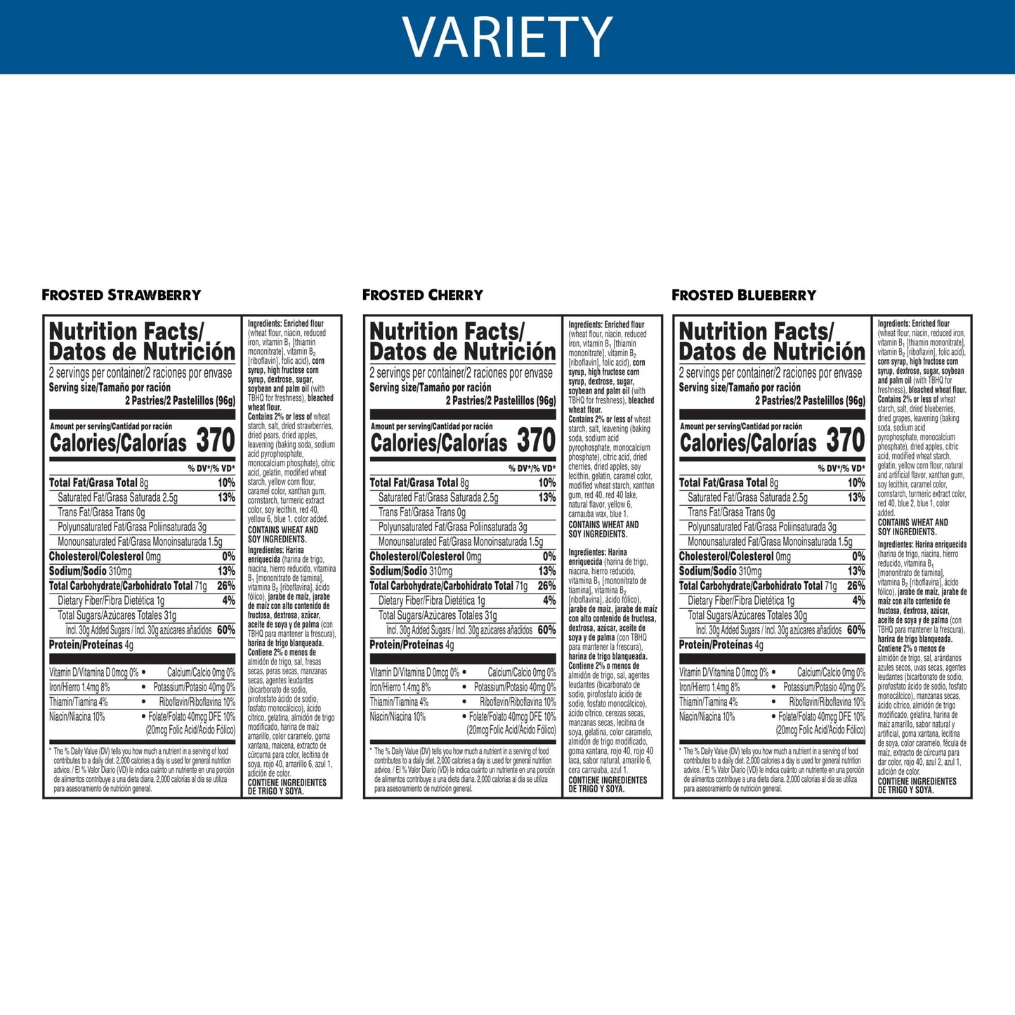 Pop-Tarts Variety Pack 12 Count – Breakfast Snack