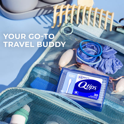 Q-tips Travel Cotton Swabs, 30 Count